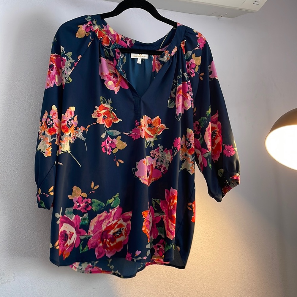 Floral shirt (L)